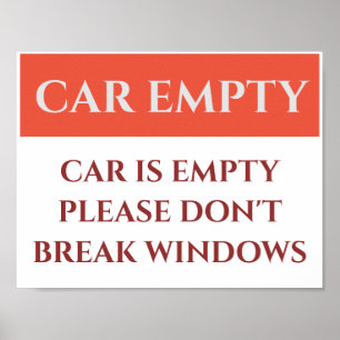 Blank Business Sale Sign, add or edit text Poster