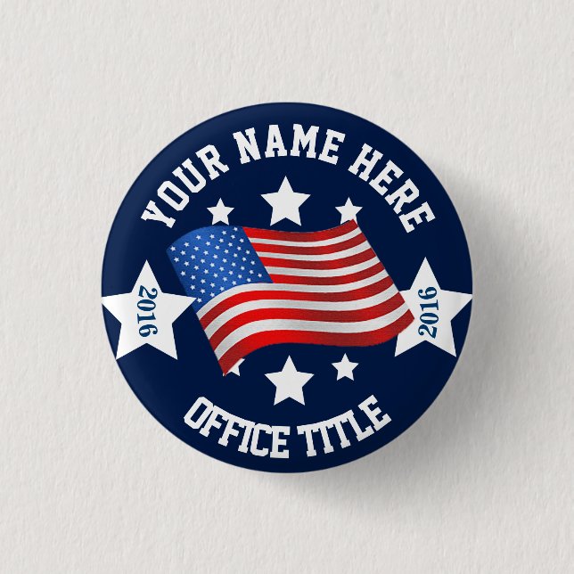 Blank Campaign Template 3 Cm Round Badge (Front)