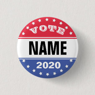 Blank Campaign Template for Elections 3 Cm Round Badge