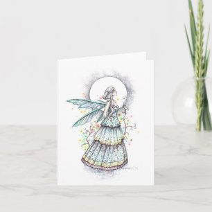 Blank Card Bohemian Moon by Molly Harrison