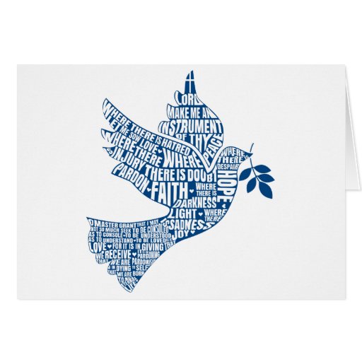 Image of Blank Card: Instruments of Peace (St. Francis)