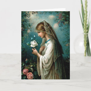 Blank Card: Mystical Rose Card