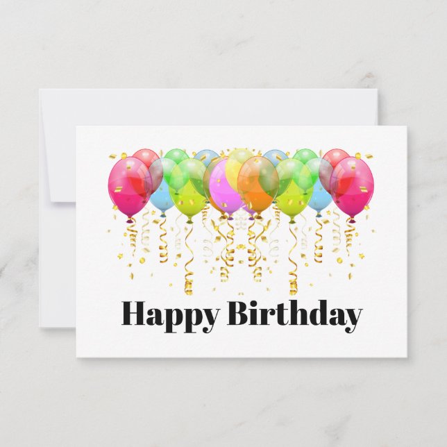 Blank Card or Happy Birthday (Front)