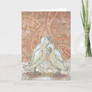 Blank card perfect couple engagement wedding art