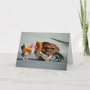 Blank Card, Rooster Thank You Card