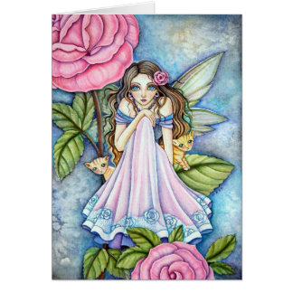 Blank Card  - * Rosy Dawn *