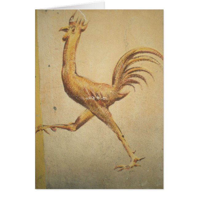 Blank Card - Rustic Rooster (Front)