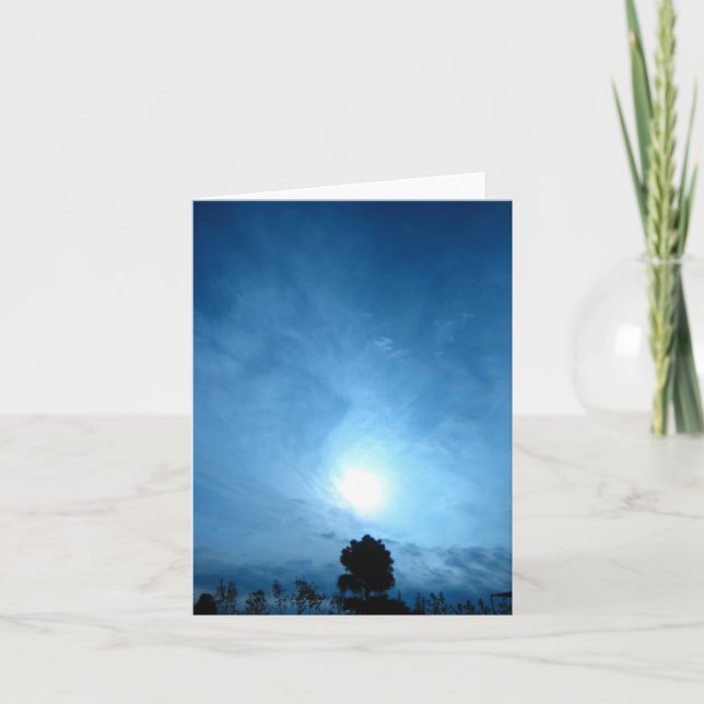 Blank Card, Sunrise Thank You Card (Front)