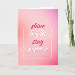 Blank Cards with a meaningful message on the front