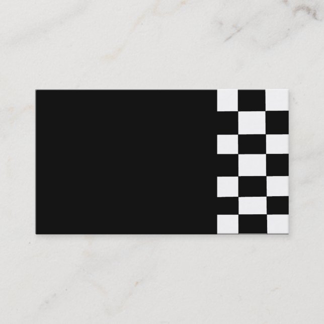 blank checker business card (Front)