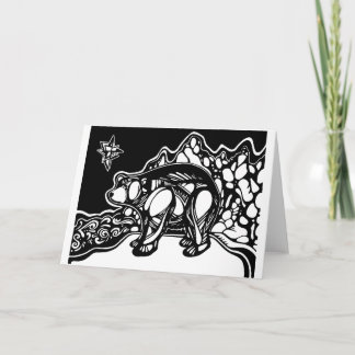 Blank Christmas Card - Bear