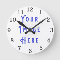 Blank clock 7: add your image