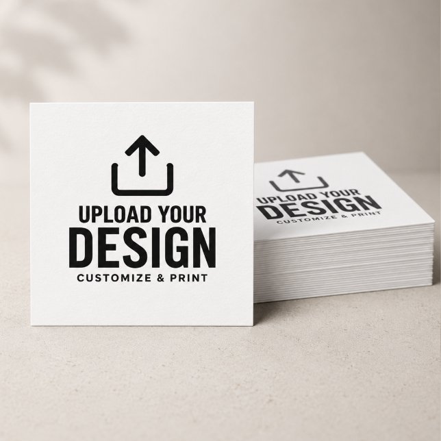 Blank Company Small Square Business Card (Creator Uploaded)