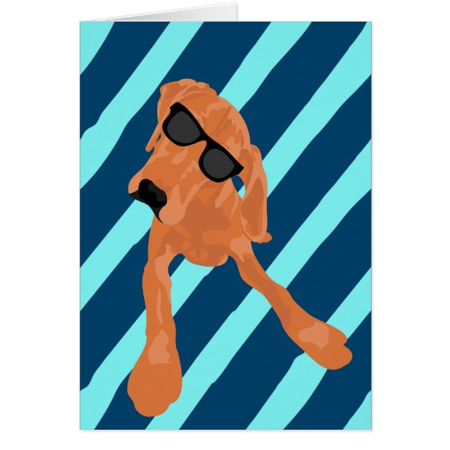 Blank Cool Redbone Coonhound (Front)