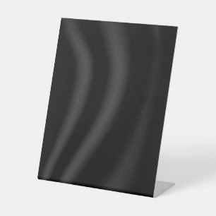 BLANK CREATE YOUR OWN BLACK PEDESTAL SIGN