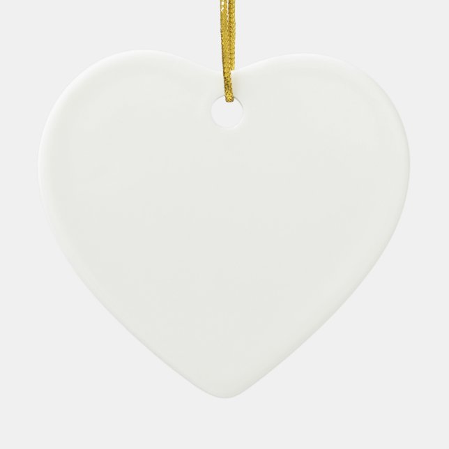 Blank "Create your Own" Ceramic Tree Decoration (Front)