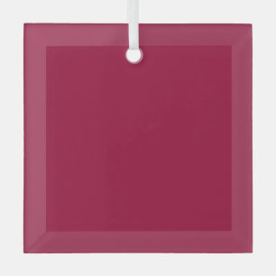 Blank Create Your Own - Cherry Red Glass Tree Decoration