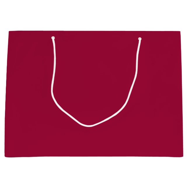 Blank Create Your Own - Cherry Red Large Gift Bag (Front)