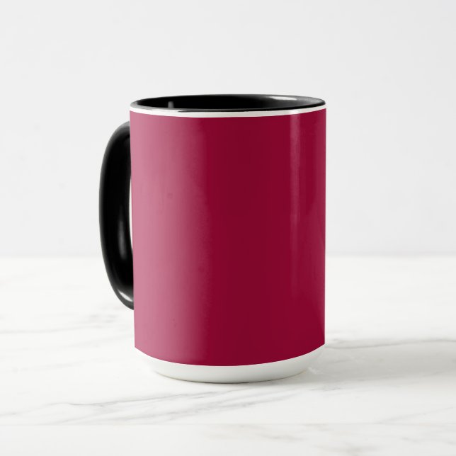 Blank Create Your Own - Cherry Red Mug (Front Left)