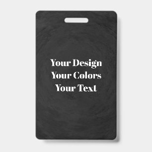 Blank - Create Your Own Custom ID Badge