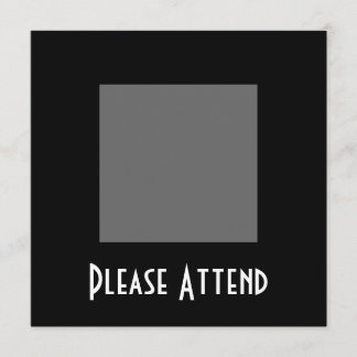 BLANK - CREATE YOUR OWN CUSTOM INVITATION