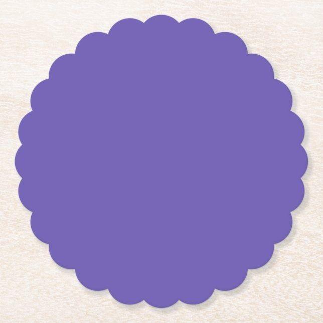 Blank Create Your Own Custom Paper Coaster (Front)