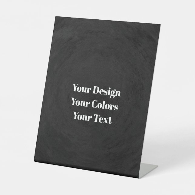 Blank - Create Your Own Custom Pedestal Sign (Front)