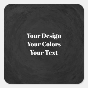 Blank - Create Your Own Custom Square Sticker