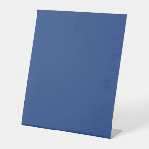 Blank Create Your Own - Deep Blue Pedestal Sign