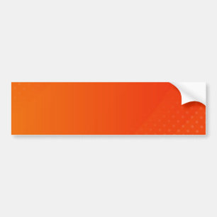 BLANK CREATE YOUR OWN ORANGE BUMPER STICKER