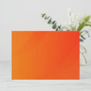 BLANK CREATE YOUR OWN ORANGE INVITATION