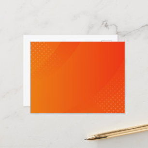 BLANK CREATE YOUR OWN ORANGE POSTCARD