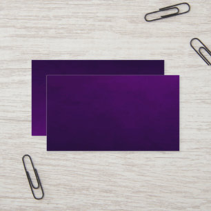 BLANK CREATE YOUR OWN PURPLE BUSINESS CARD