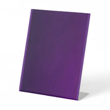 BLANK CREATE YOUR OWN PURPLE PEDESTAL SIGN