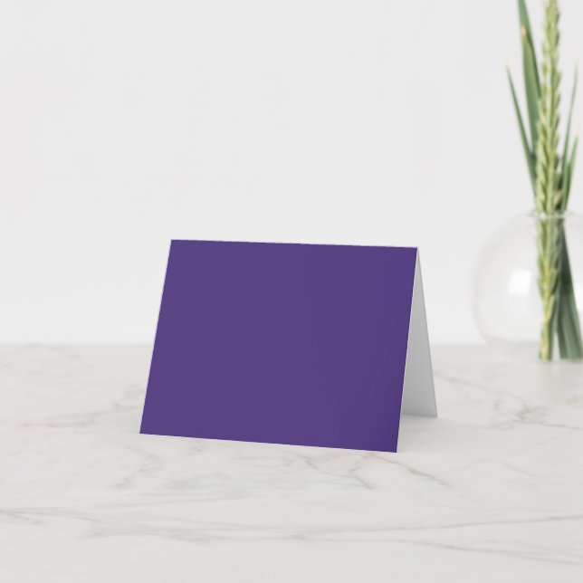 Blank Create Your Own - Violet Holiday Card (Front)