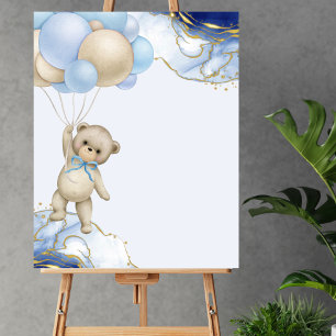 Blank Create Your Own We can bearly wait Poster