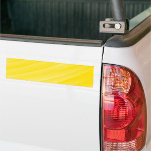 BLANK CREATE YOUR OWN YELLOW BUMPER STICKER