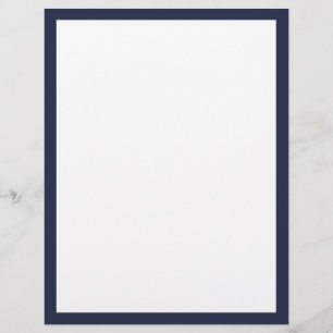 Blank Custom Colour Custom Letterhead