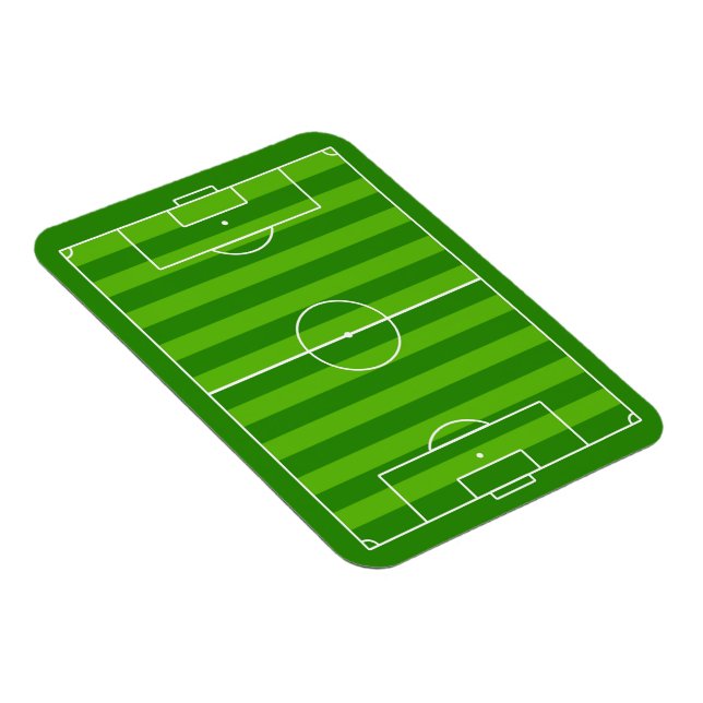 Blank Customisable Soccer Field (Football Pitch) Magnet (Right Side)