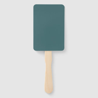 Blank Cyan Hand Fan
