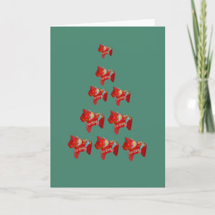 Blank Dala Horse Card