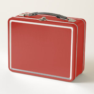 Blank - Design Your Own Custom Personalised Metal  Lunch Box