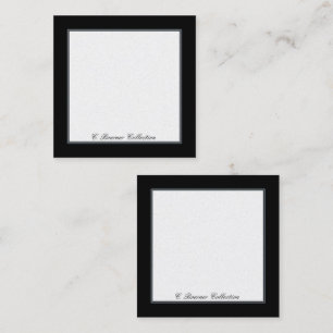 Blank Display Cards for Collections 