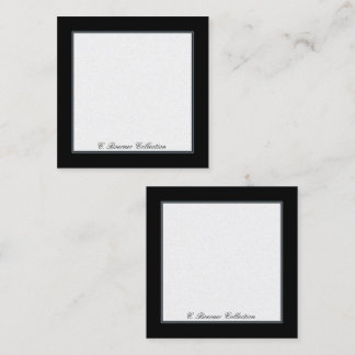 Blank Display Cards for Collections