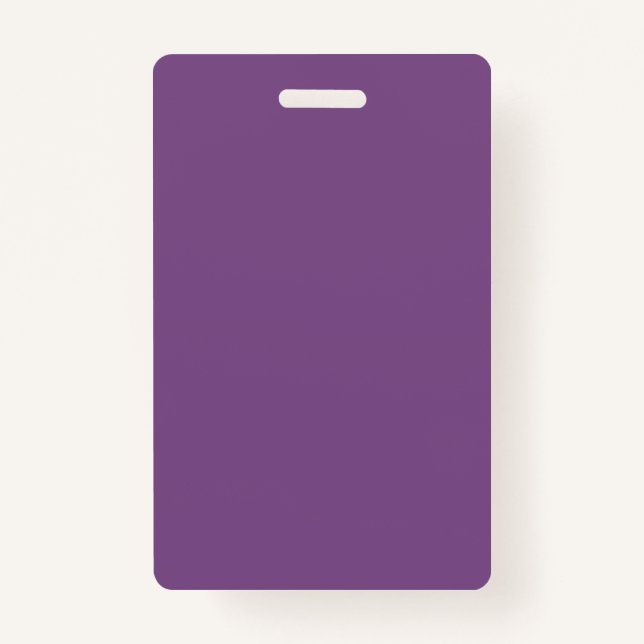 Blank DIY Template add your TEXT n PHOTO Image ID Badge (Front)
