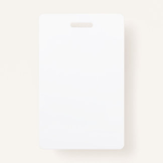 Blank DIY Template add your TEXT n PHOTO Image ID Badge