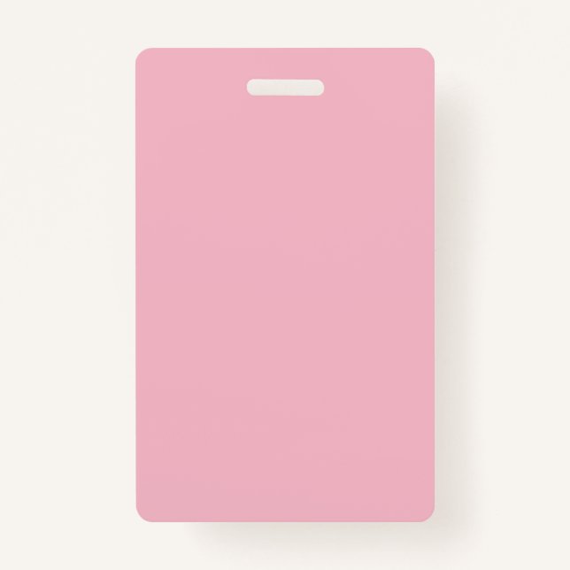 Blank DIY Template add your TEXT n PHOTO Image ID Badge (Front)