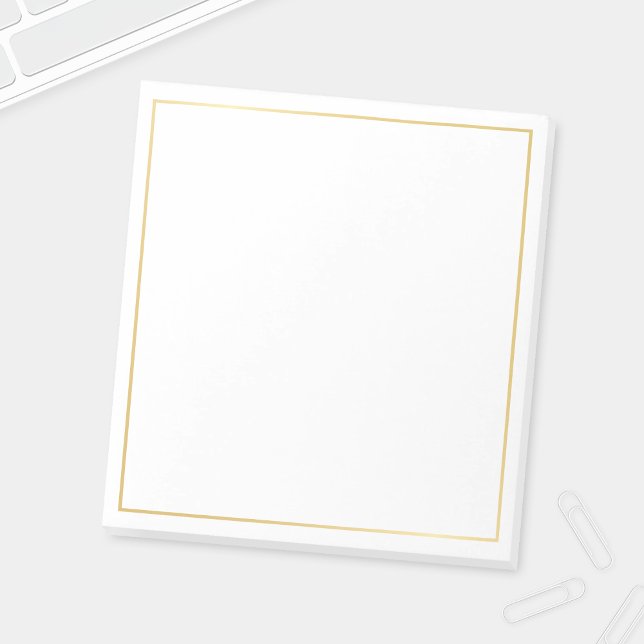 Blank Elegant Gold Notepad (Creator Uploaded)
