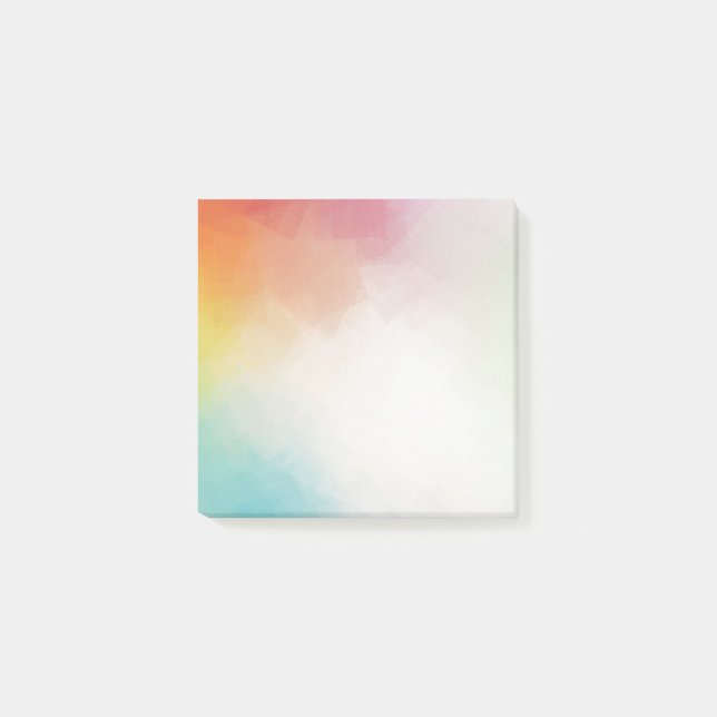 Blank Elegant Modern Template Abstract Art Post-it Notes (Front)