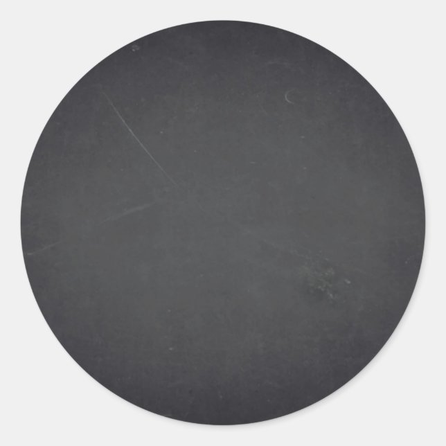 Blank Faux Chalkboard Customise Text Every Package Classic Round Sticker (Front)